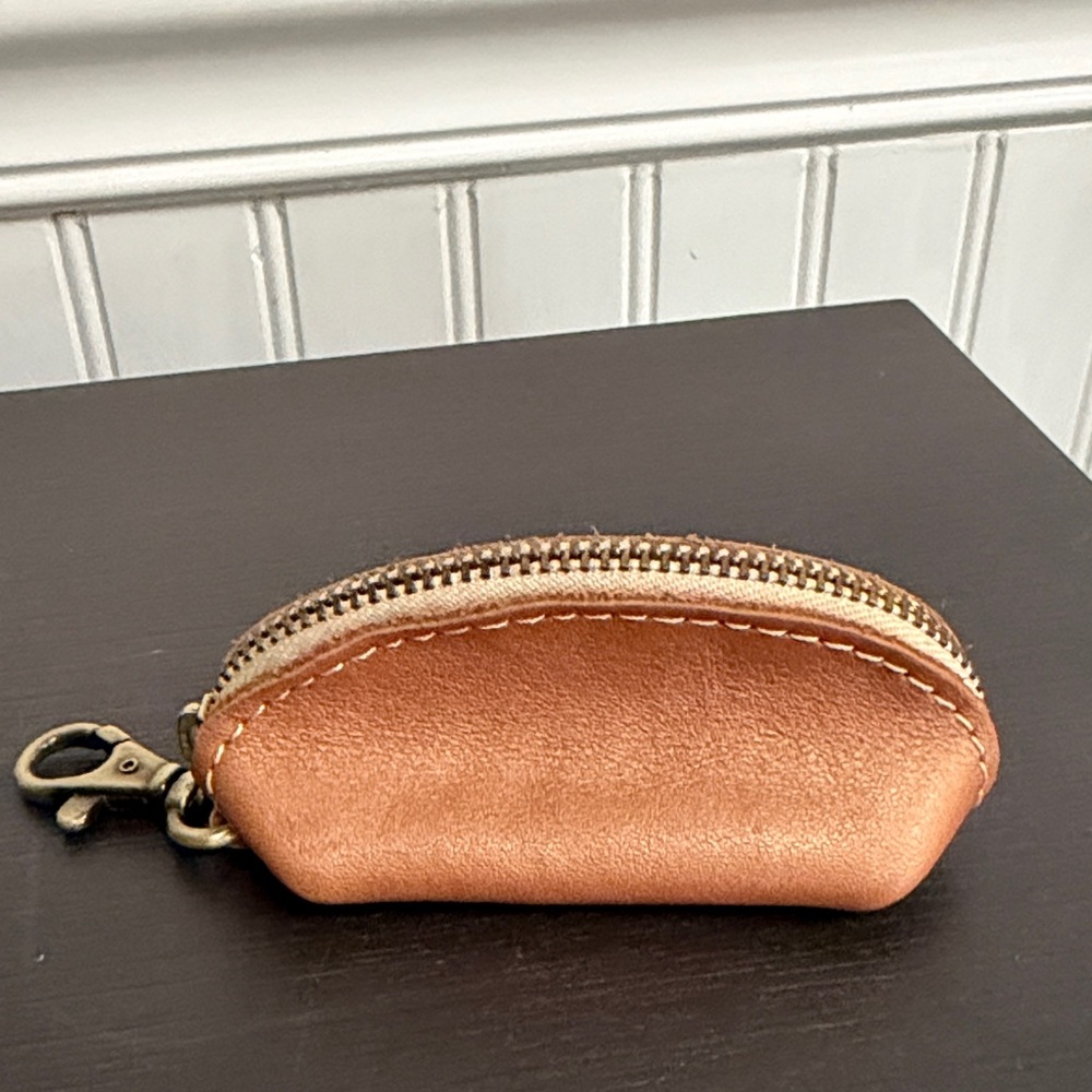 Portland Leather taco keychain - Havana